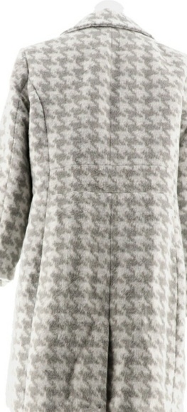 Issac mizrahi houndstooth coat sz 1X NWT 🧡💛💚💙❤ - Picture 4 of 7